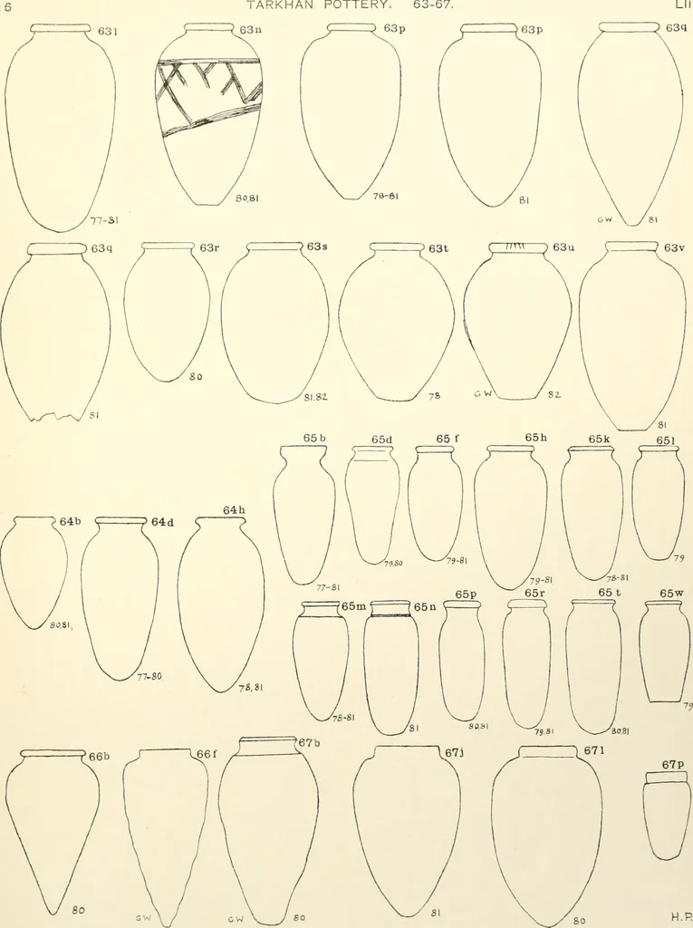 An illustration from Tarkhan I and Memphis V, 1913, leaf 152