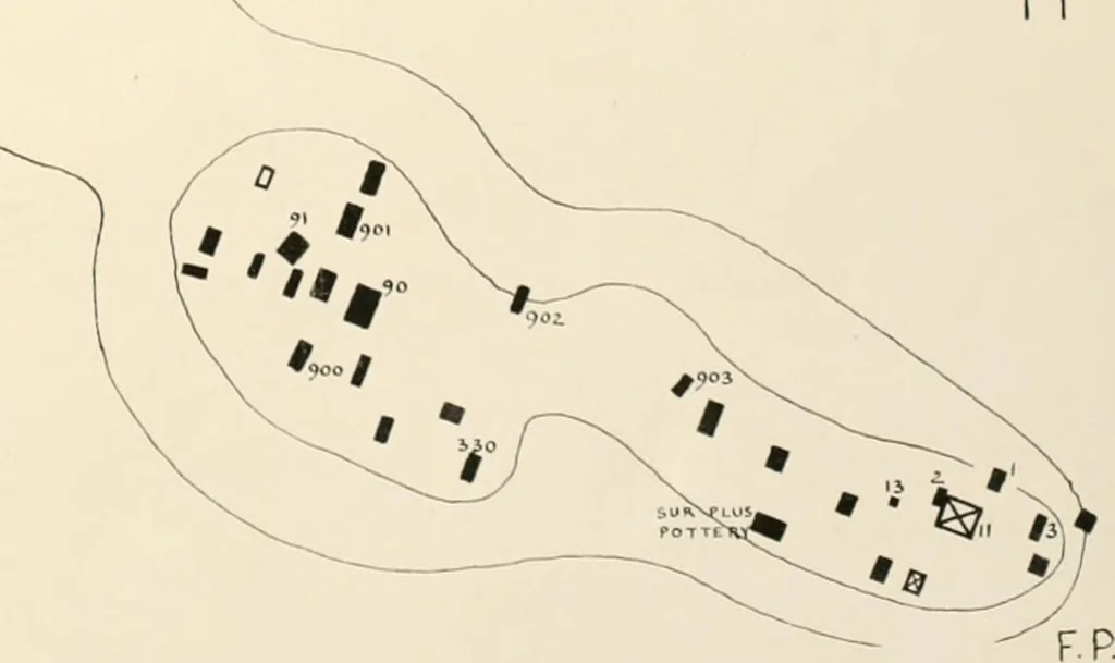 An illustration from Tarkhan I and Memphis V, 1913, leaf 194