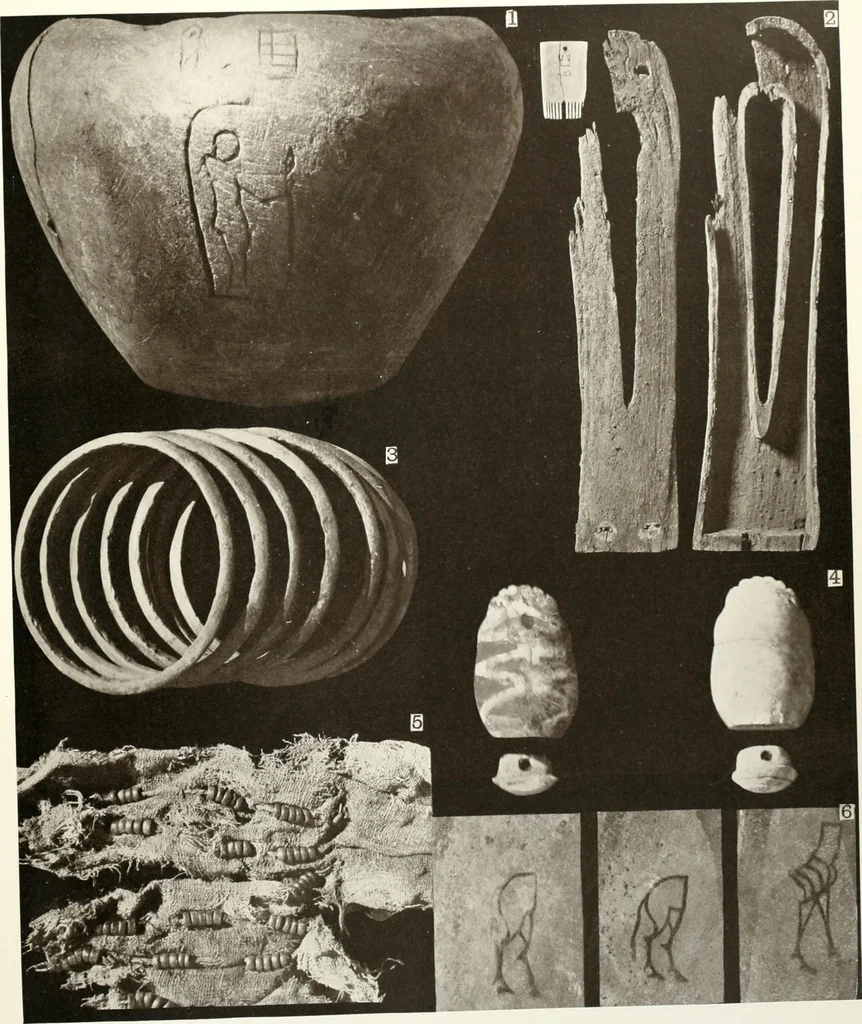 An illustration from Tarkhan I and Memphis V, 1913, leaf 56