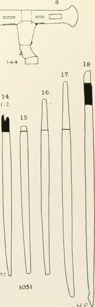 An illustration from Tarkhan I and Memphis V, 1913, leaf 68