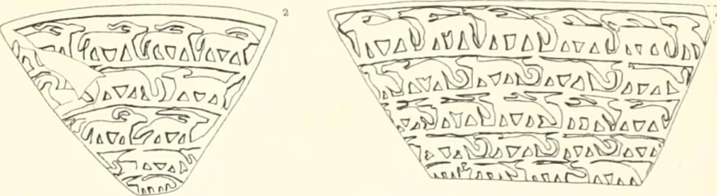 An illustration from Tarkhan I and Memphis V, 1913, leaf 76