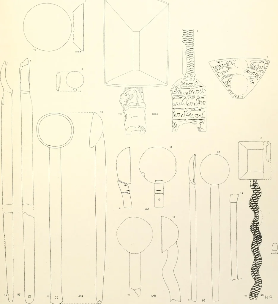 An illustration from Tarkhan I and Memphis V, 1913, leaf 76