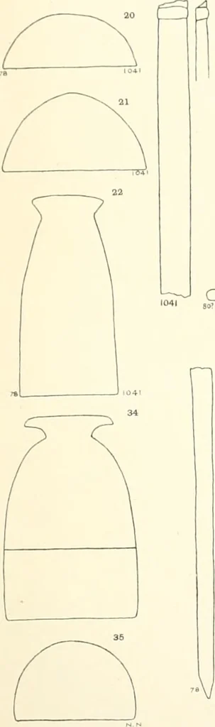 An illustration from Tarkhan I and Memphis V, 1913, leaf 78