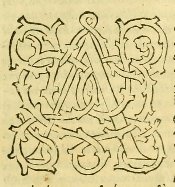 An illustration from Ta tou Themistiou Euphradous hapanta, toutesti Paraphraseis, kai Logoi : Alexandrou Aphrodisieos Peri psyches biblia duo, kai Peri eimarmenes hen = Omnia Themistii opera, hoc est Paraphrases, et Orationes. Alexandri Aphrodisiensis libri duo De anima, et De fato vnus, 1534, leaf 57