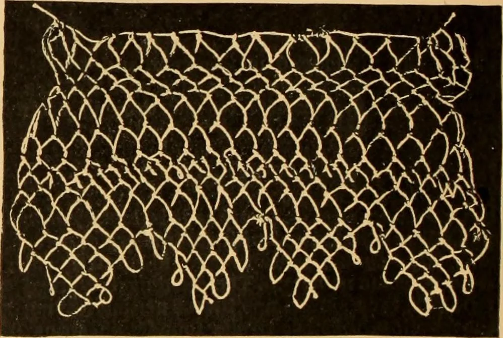 An illustration from Tatting and netting, 1895, leaf 113