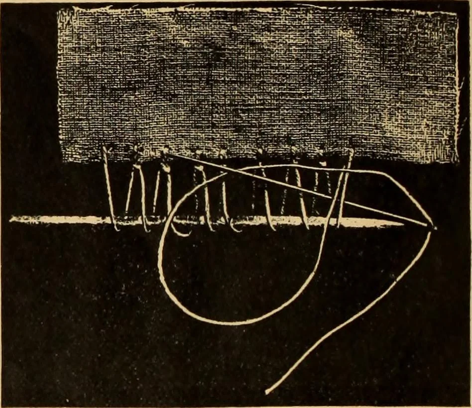 An illustration from Tatting and netting, 1895, leaf 125