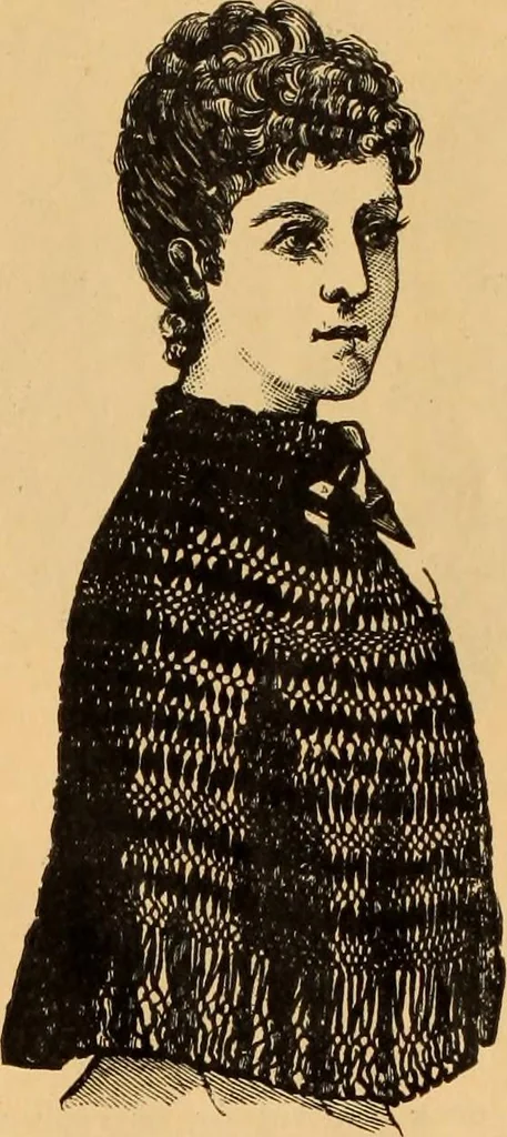 An illustration from Tatting and netting, 1895, leaf 141