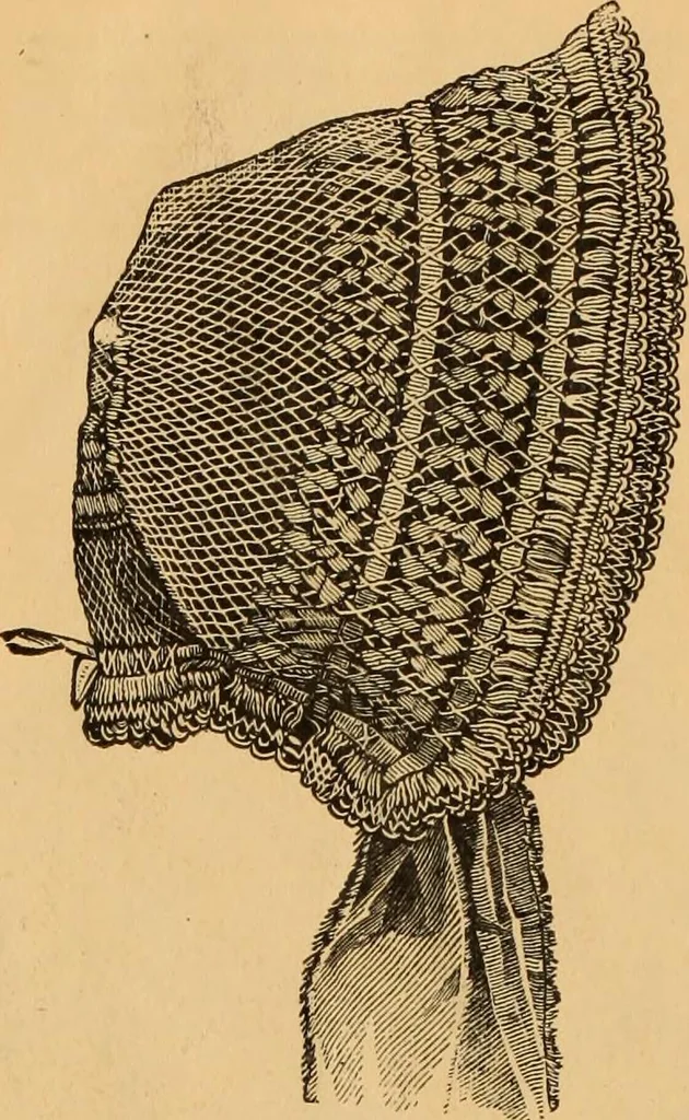 An illustration from Tatting and netting, 1895, leaf 149