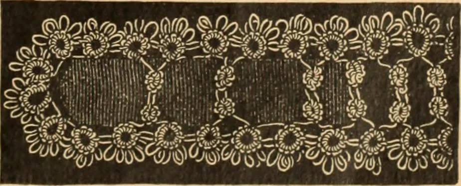 An illustration from Tatting and netting, 1895, leaf 38