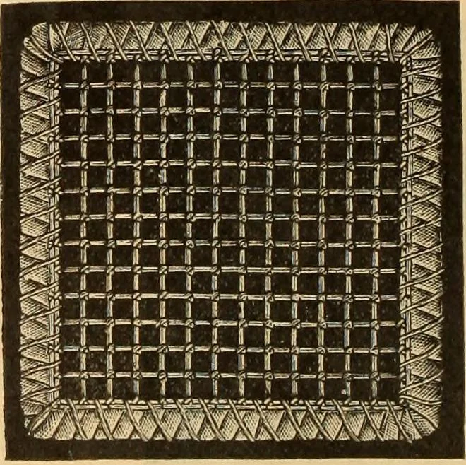 An illustration from Tatting and netting, 1895, leaf 87
