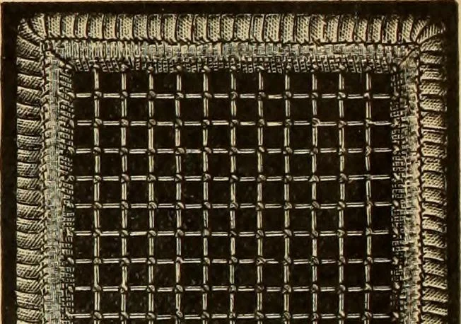 An illustration from Tatting and netting, 1895, leaf 87