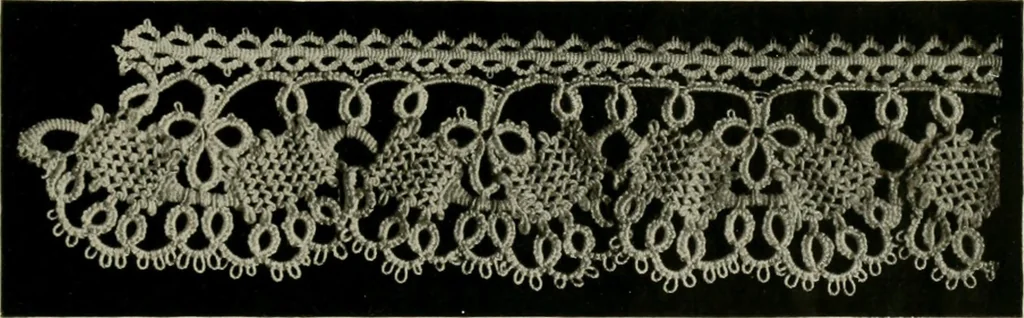 An illustration from T.B.C. instructions and designs for tatting, 1916, leaf 10
