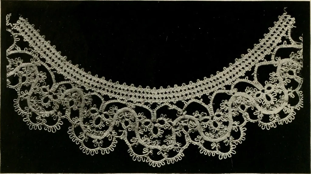 An illustration from T.B.C. instructions and designs for tatting, 1916, leaf 11