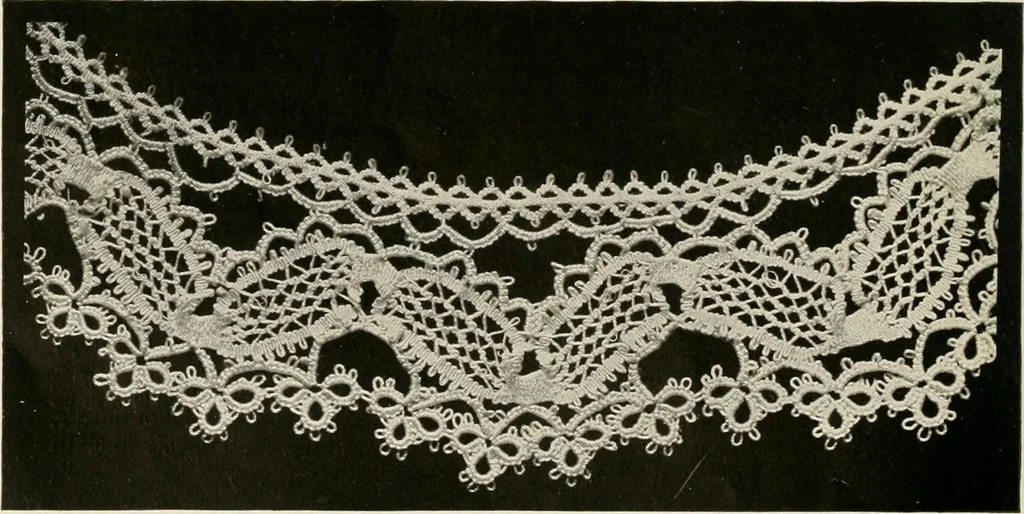 An illustration from T.B.C. instructions and designs for tatting, 1916, leaf 11