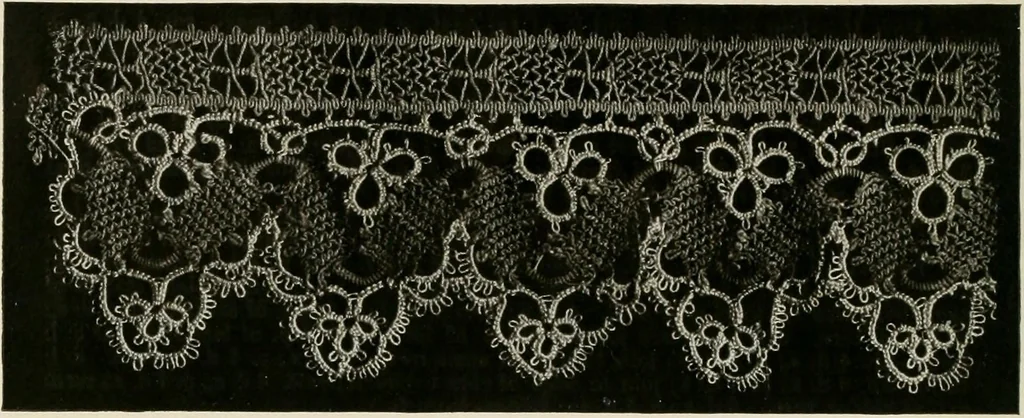 An illustration from T.B.C. instructions and designs for tatting, 1916, leaf 13