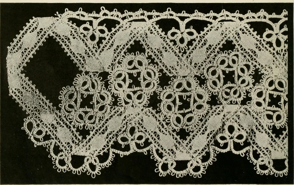 An illustration from T.B.C. instructions and designs for tatting, 1916, leaf 15