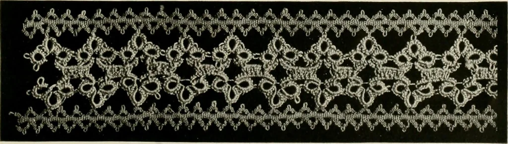 An illustration from T.B.C. instructions and designs for tatting, 1916, leaf 16