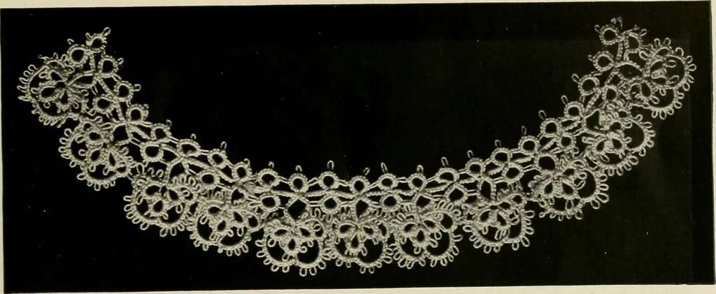 An illustration from T.B.C. instructions and designs for tatting, 1916, leaf 18