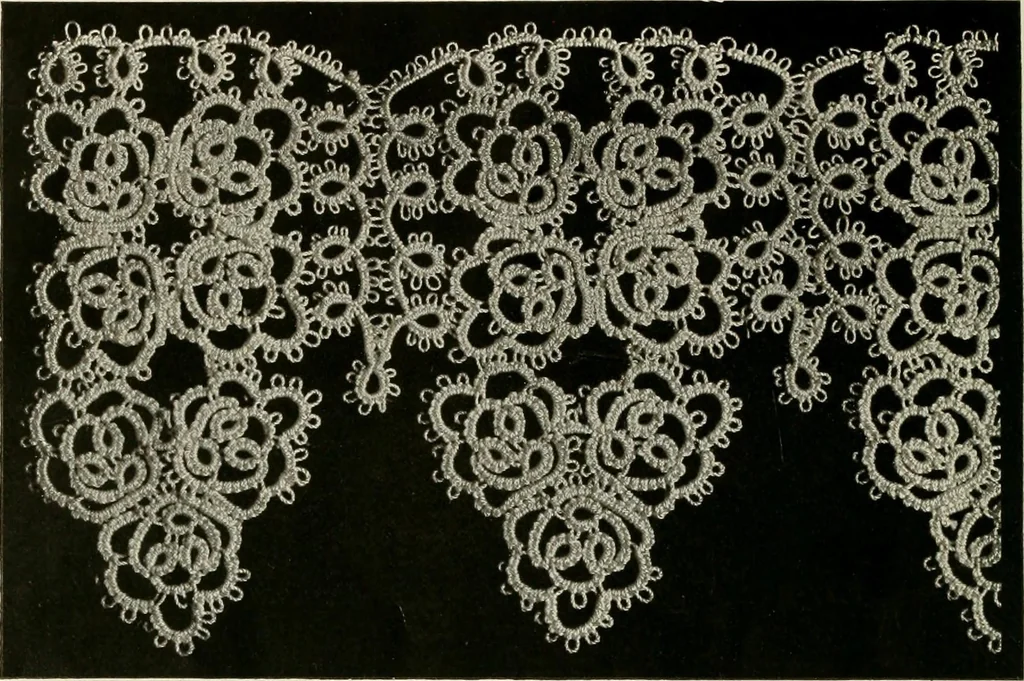 An illustration from T.B.C. instructions and designs for tatting, 1916, leaf 19