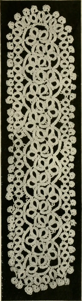 An illustration from T.B.C. instructions and designs for tatting, 1916, leaf 20