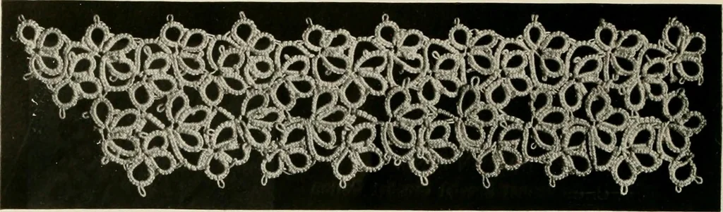 An illustration from T.B.C. instructions and designs for tatting, 1916, leaf 21