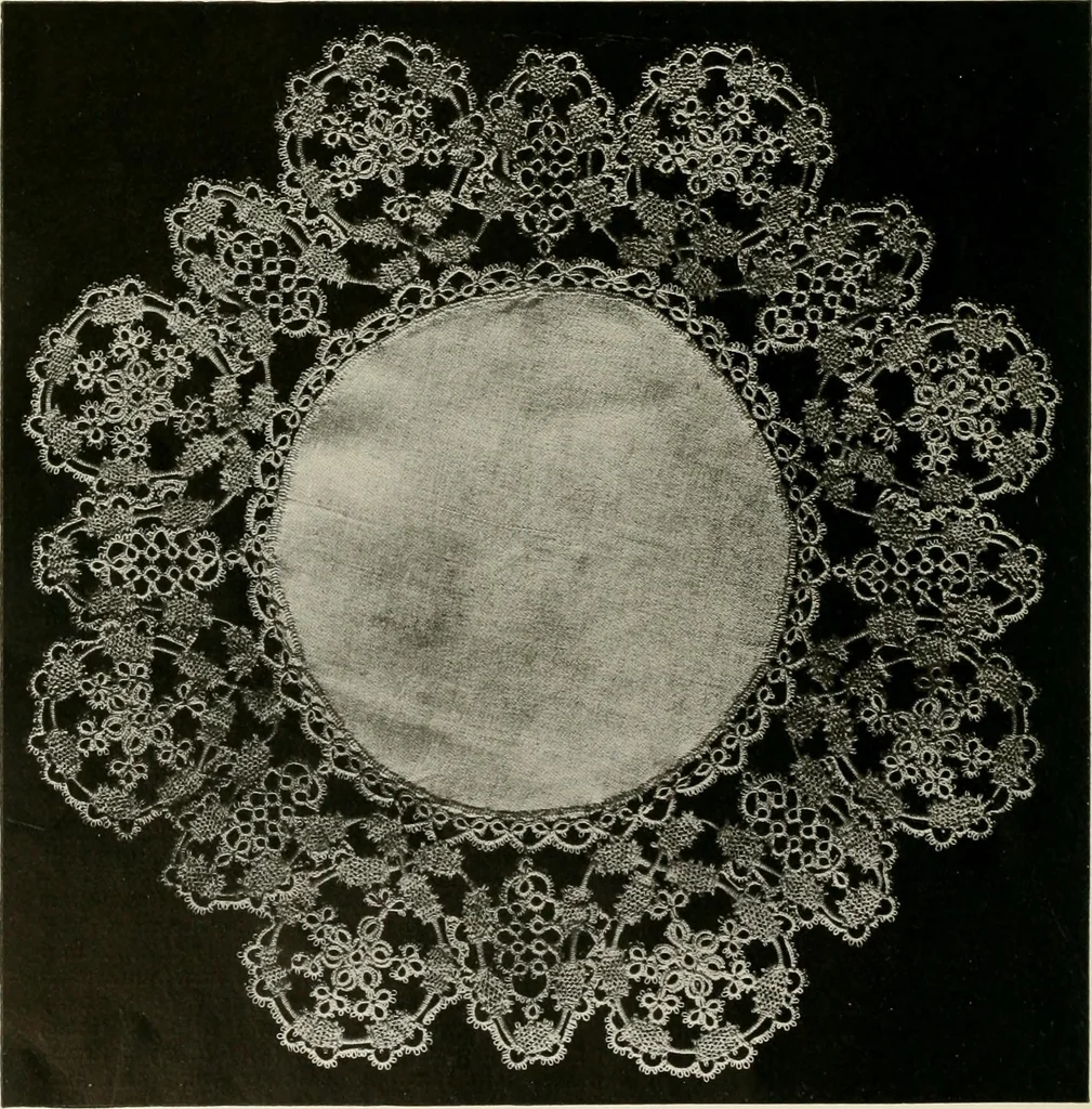 An illustration from T.B.C. instructions and designs for tatting, 1916, leaf 27
