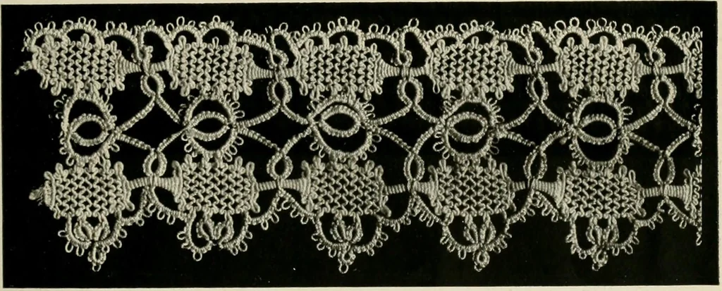 An illustration from T.B.C. instructions and designs for tatting, 1916, leaf 34
