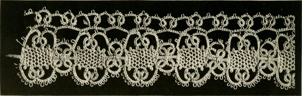 An illustration from T.B.C. instructions and designs for tatting, 1916, leaf 35