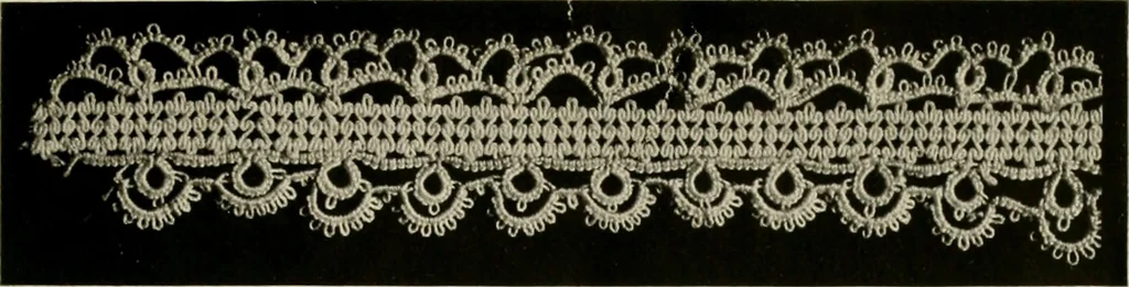 An illustration from T.B.C. instructions and designs for tatting, 1916, leaf 36