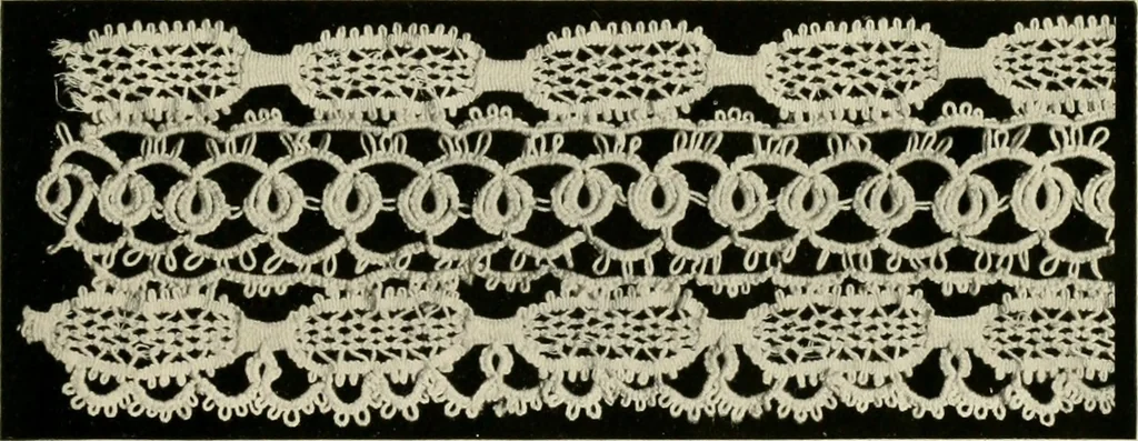 An illustration from T.B.C. instructions and designs for tatting, 1916, leaf 36