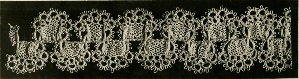An illustration from T.B.C. instructions and designs for tatting, 1916, leaf 37