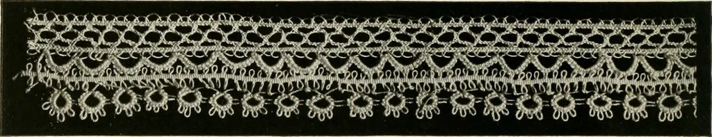 An illustration from T.B.C. instructions and designs for tatting, 1916, leaf 7