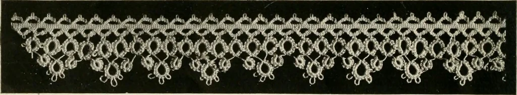 An illustration from T.B.C. instructions and designs for tatting, 1916, leaf 7