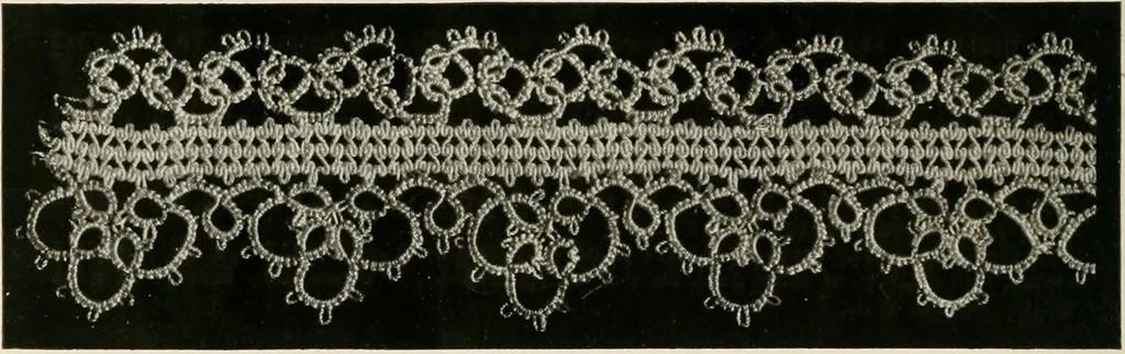 An illustration from T.B.C. instructions and designs for tatting, 1916, leaf 9