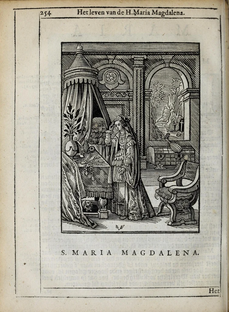 An illustration from 'tBosch der eremyten ende eremitinnen, van Aegypten ende Palestinen, 1644, leaf 270
