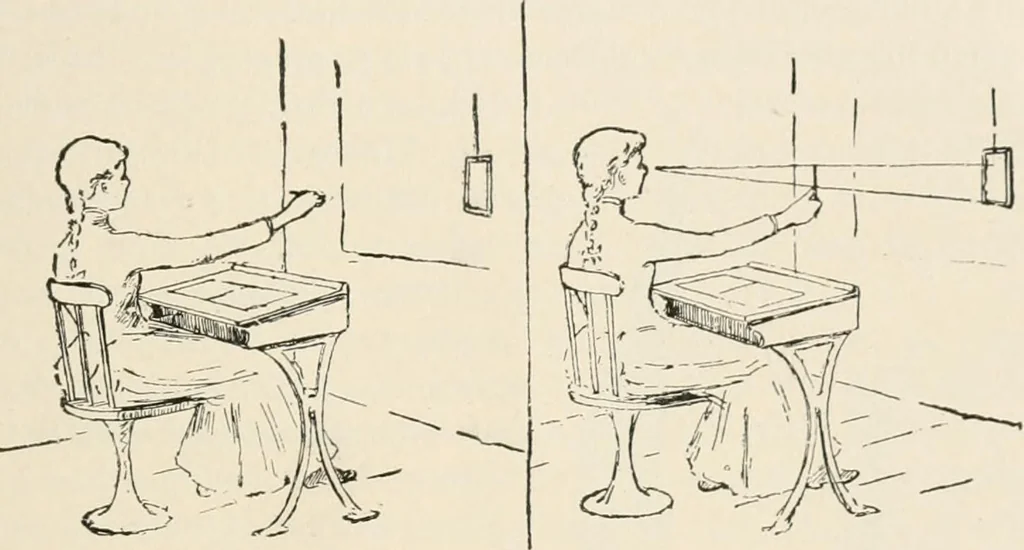 An illustration from Teachers' manual for the Prang course in drawing for graded schools, books 1-6, 1897, leaf 158