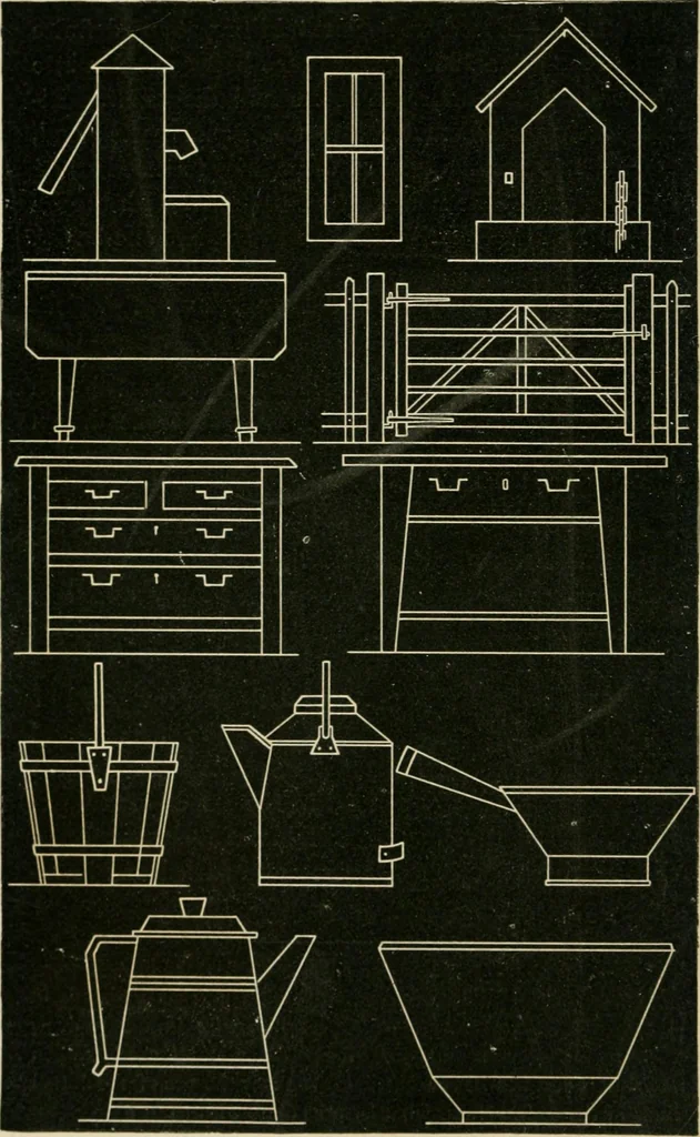 An illustration from Teachers' manual for freehand drawing in primary schools, 1875, leaf 61