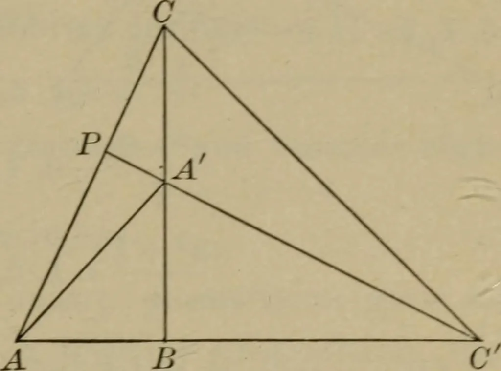 An illustration from The teaching of geometry, 1911, leaf 276