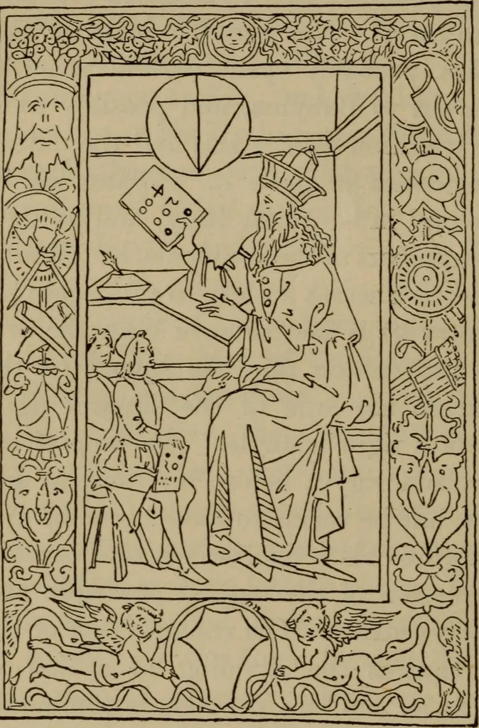 An illustration from The teaching of geometry, 1911, leaf 41
