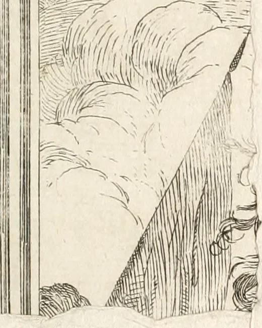 An illustration from Teatro de la gloria : consagrado a la excelentisima señora doña Felice de Sandoval Enriquez, duquesa de Vceda difunta : por el excelentisimo señor don Gaspar Tellez Giron, duque de Osuna, conde de Vreña, gouernador del estado de Milan y capitan general en Italia, en sus solemnes esequias celebradas en Milan, 1671, leaf 34