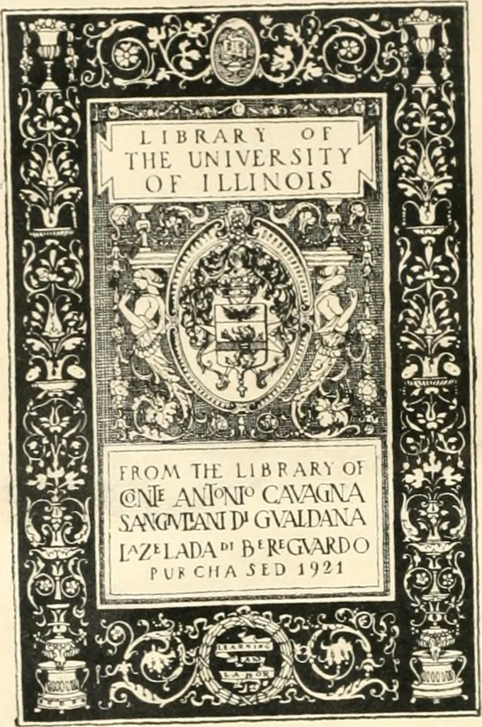 An illustration from Teatro d'imprese, 1623, leaf 1