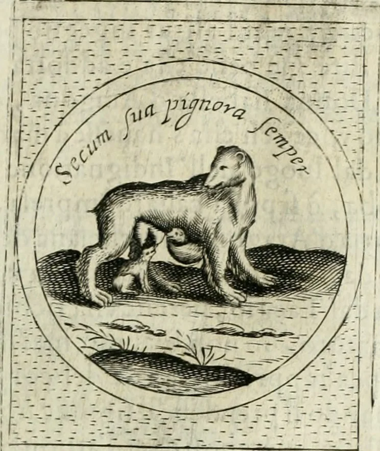 An illustration from Teatro d'imprese, 1623, leaf 1002