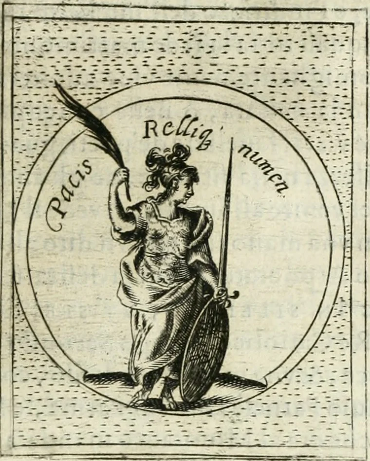 An illustration from Teatro d'imprese, 1623, leaf 1004