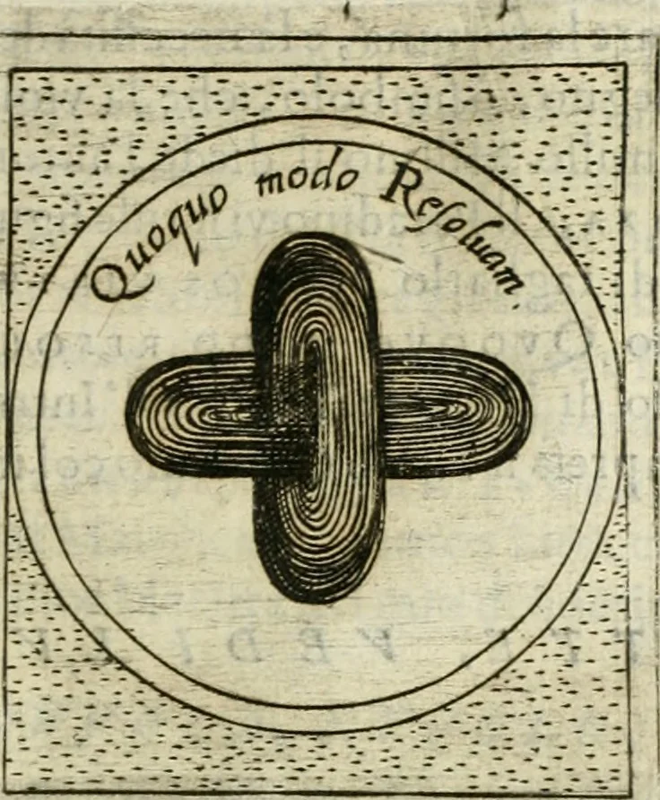 An illustration from Teatro d'imprese, 1623, leaf 1032
