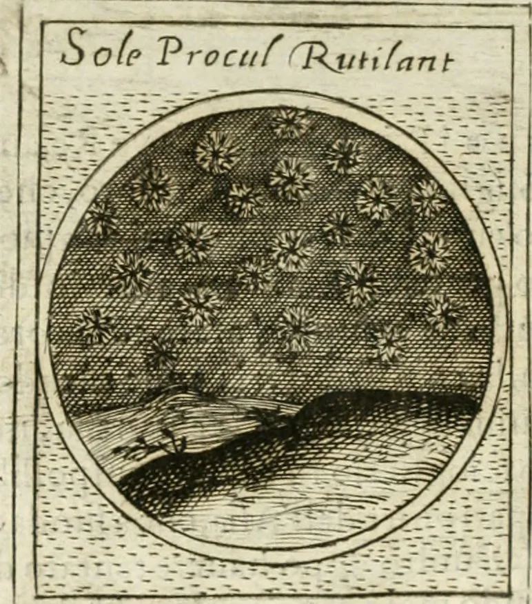 An illustration from Teatro d'imprese, 1623, leaf 1033