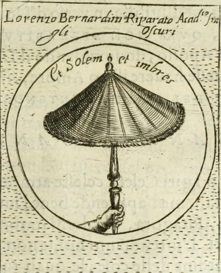 An illustration from Teatro d'imprese, 1623, leaf 1042