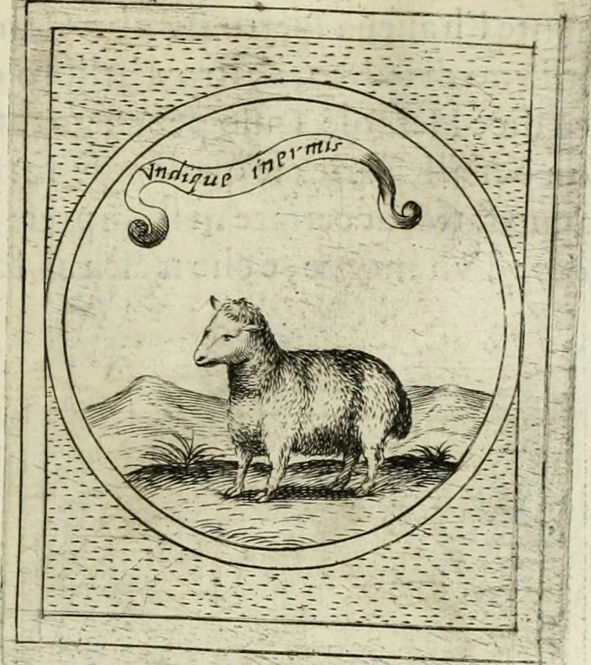 An illustration from Teatro d'imprese, 1623, leaf 1064
