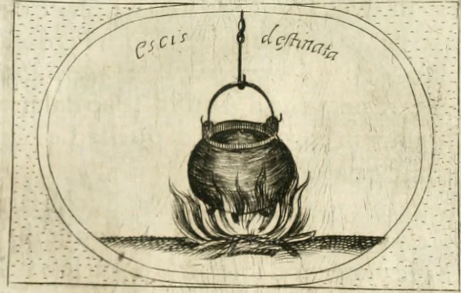 An illustration from Teatro d'imprese, 1623, leaf 1069