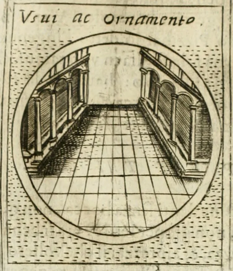 An illustration from Teatro d'imprese, 1623, leaf 1085