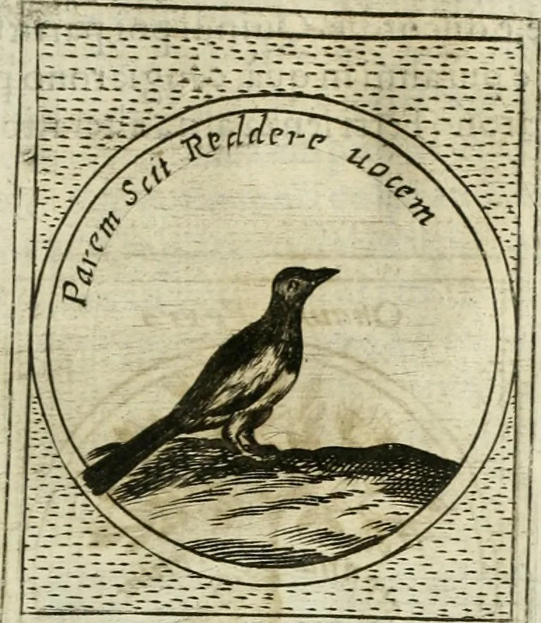 An illustration from Teatro d'imprese, 1623, leaf 1086